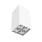 Светильник светодиодный DL-Box Reflect Multi 2х2 14Вт 4000К 80х80х150 накладной 55град. RAL9003 бел. муар VARTON V1-R0-00254-20L