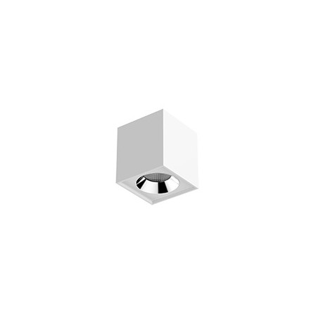 Светильник светодиодный DL-02 Cube 12Вт 4000К 100х110 35град. накладной матов. бел. RAL9010 VARTON V1-R0-00360-20000-2001240