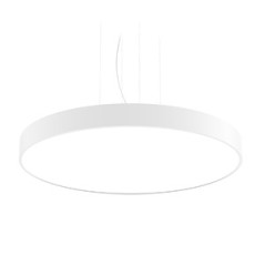 Светильник светодиодный COSMO 1200х115 190Вт 3000К подвесной с опаловым рассеив. RAL9003 бел. муар диммер DALI VARTON V1-R0-0050