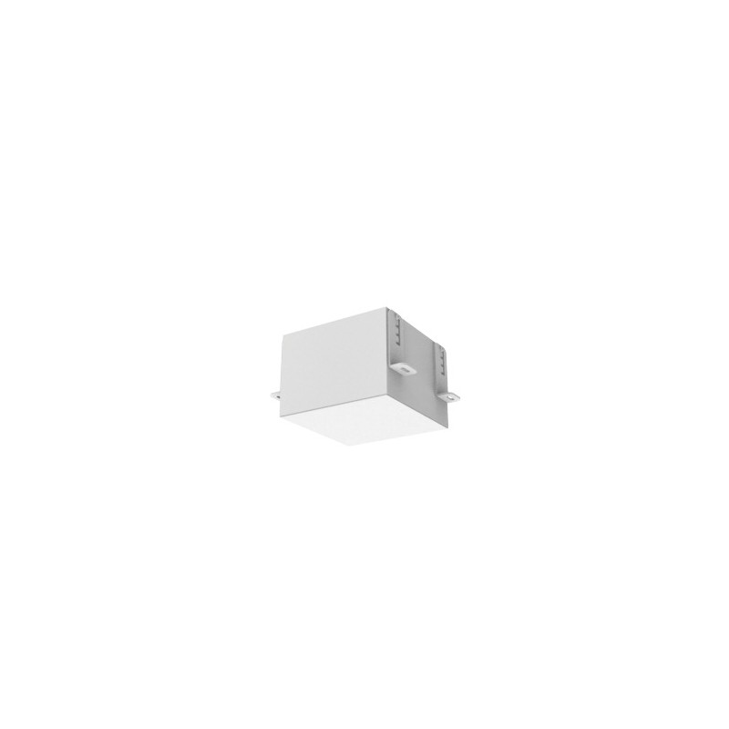 Светильник светодиодный DL-Grill для потолка Грильято 150х150 15Вт 4000К 140х140х100 IP40 встраив. RAL9003 бел. муар диммер DALI