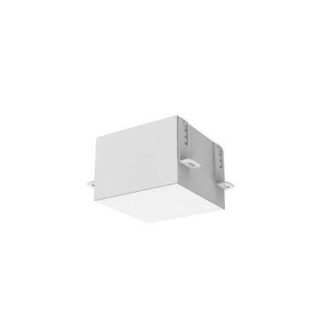 Светильник светодиодный DL-Grill для потолка Грильято 150х150 15Вт 4000К 140х140х100 IP40 встраив. RAL9003 бел. муар диммер DALI