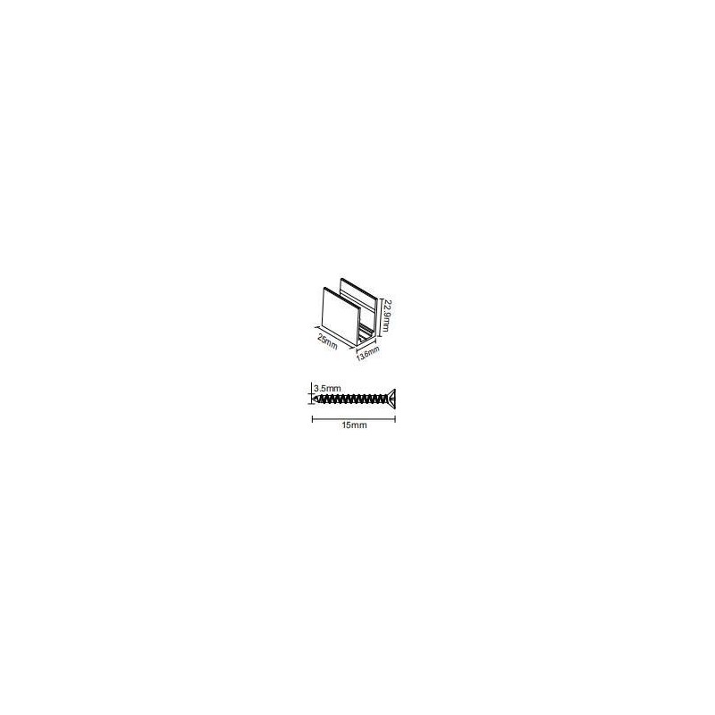 Комплект монтажных клипс для ленты NEON 1120 HB IP65 (уп.10шт) VARTON V4-NS-00.0053.STR-0012 Комплект монтажных клипс для ленты NEON 1120 HB IP65 (уп.10шт) VARTON V4-NS-00.0053.STR-0012