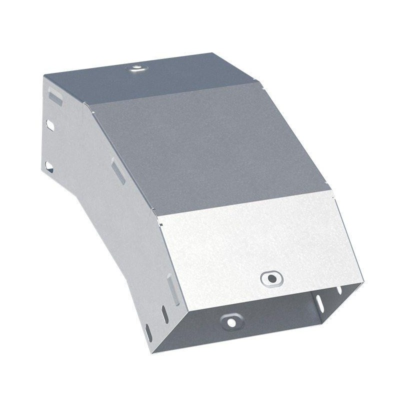 Угол для лотка вертикальный внешн. 45град. 80х300 INOX EKF vo4580300-INOX