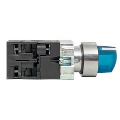 Переключатель BD21 2P с син. подсветкой 24В NO PROxima EKF xb2-bk21-b-24
