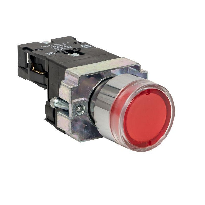 Кнопка BA42 с подсветкой 230В красн. NC PROxima EKF xb2-bw42-230