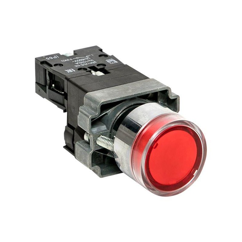 Кнопка BA42 с подсветкой 230В красн. NC IP65 PROxima EKF xb2-bw42-230-65