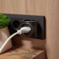 Разветвитель 3-м 6А IP20 220В биметал. черн. Rexant 11-1064-1 Разветвитель 3-м 6А IP20 220В биметал. черн. Rexant 11-1064-1