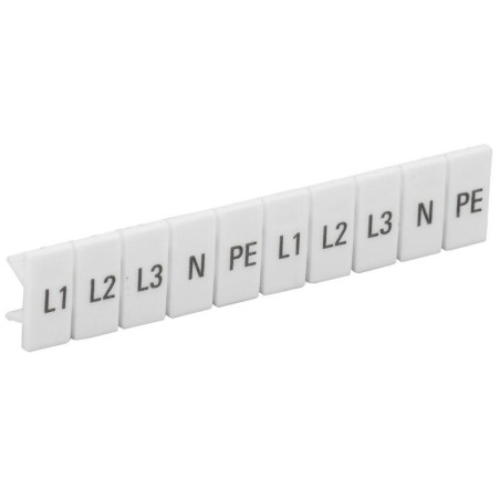 Маркеры для КПИ-2.5кв.мм с символами "L1, L2, L3, N, PE" IEK YZN11M-002-K00-A