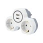 Разветвитель 2-м с заземл. 16А IP20 2хUSB 2.4А защ. шторки бел. Rexant 11-1089 Разветвитель 2-м с заземл. 16А IP20 2хUSB 2.4А защ. шторки бел. Rexant 11-1089