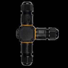 Коннектор кабельный PCC-T3-F 3х2.5 24А IP68 JazzWay 5053502