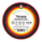 Изолента ПВХ 0.13х15мм 25м красная (уп.5шт) Kranz KR-09-2104