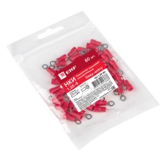 Наконечник кольцевой изол. НКИ 1.5-5 (уп.50шт) EKF nki-1.25-5n