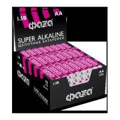 Элемент питания алкалиновый AA/LR6 1.5В Super Alkaline box-96 (уп.96шт) ФАZА 2854643