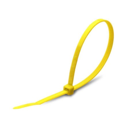 Хомут нейлоновый КСС 5х400 желт. (уп.100шт) Fortisflex 90329