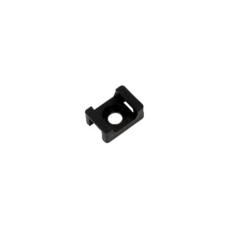 Площадка под хомуты с монтажным отверстием PCP-S 22х16-100BL PA6.6 черн. (уп.100шт) Jazzway 5055209