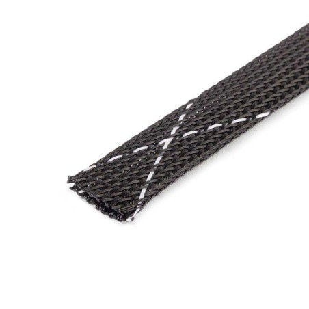 Оплетка кабельная из полиэстера XP-3 черн./бел. (уп.200м) Fortisflex 102333