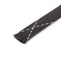 Оплетка кабельная из полиэстера XP-3 черн./бел. (уп.200м) Fortisflex 102333