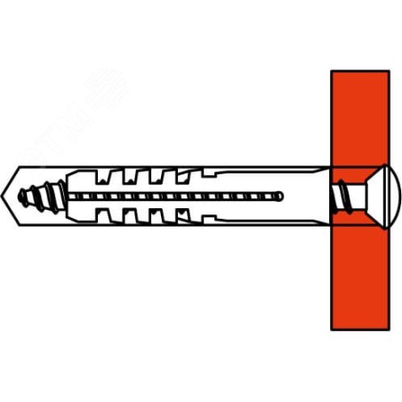 Саморез 4х30мм с дюбелем V5 (уп.100шт) DKC CM06521