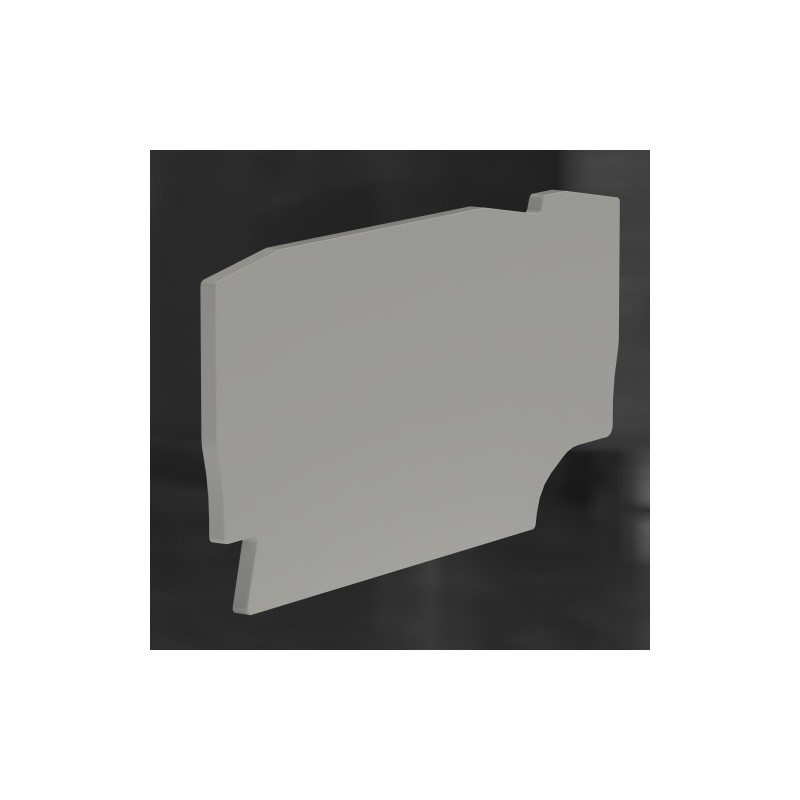 Крышка для клеммы 3 точки подключения на 2.5кв.мм DKC ZEFC211GR Крышка для клеммы 3 точки подключения на 2.5кв.мм DKC ZEFC211GR