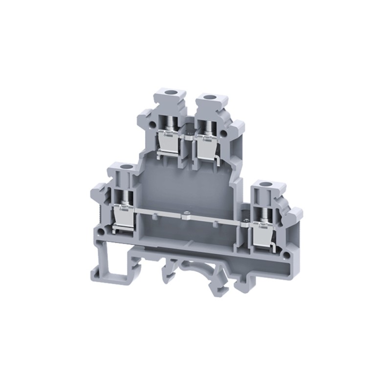 Клемма двухярусная винтовая OptiClip CDL-4-2L-I сер. КЭАЗ 289803 Клемма двухярусная винтовая OptiClip CDL-4-2L-I сер. КЭАЗ 289803