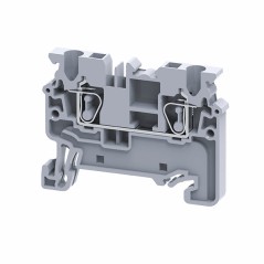 Клемма проходная пружинная OptiClip CХ-2.5-I-24A-(0.2-2.5) сер. КЭАЗ 289711