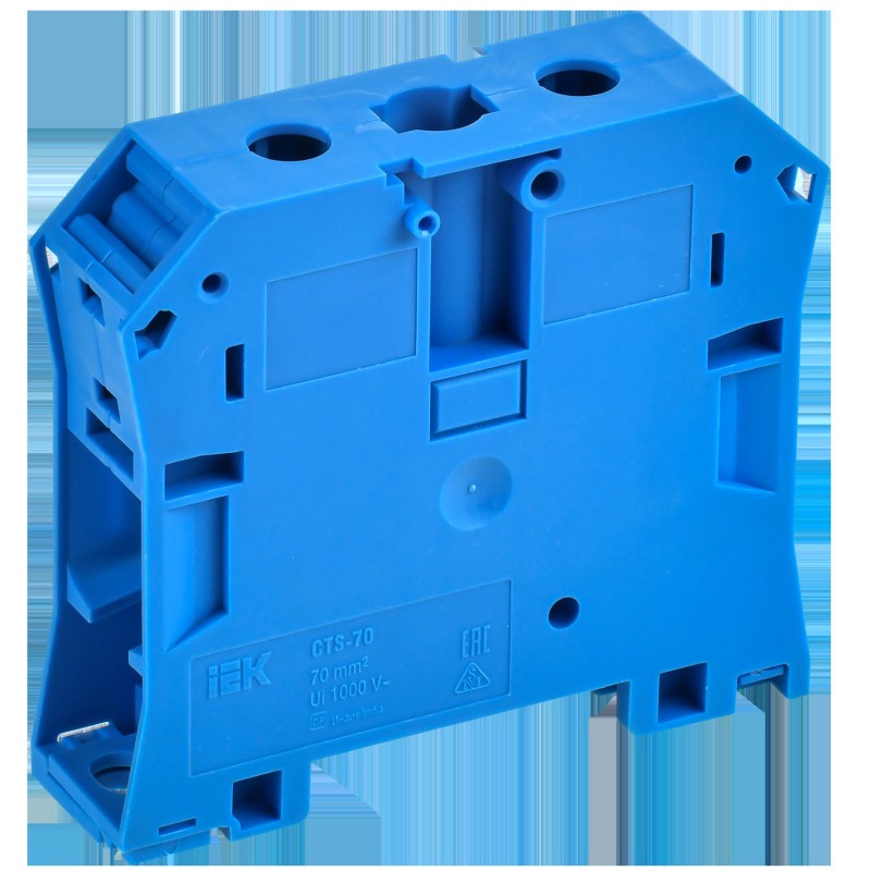 Колодка клеммная CTS 70кв.мм син. IEK YCT10-00-K07-070 Колодка клеммная CTS 70кв.мм син. IEK YCT10-00-K07-070