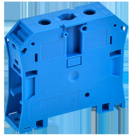 Колодка клеммная CTS 70кв.мм син. IEK YCT10-00-K07-070