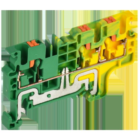 Колодка клеммная CP-MC-PEN земля 3 вывода 2.5кв.мм IEK YCT22-03-3-K52-002