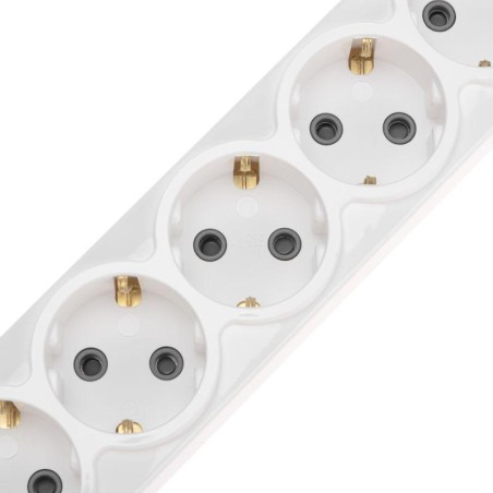 Удлинитель PREMIUM 6 гнезд 1.5м 3х1.5кв.мм с/з 2 USB бел. Rexant 13-4121