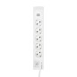 Удлинитель с сетевым фильтром 5х5м с автовыкл. 2 USB КГ 3х1.5кв.мм бел. Kranz 13-4701