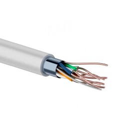 Кабель витая пара F/UTP кат.5 4х2х26AWG омедненный алюм. сер. (уп.305м) LIGHT PROCONNECT 01-0148-3