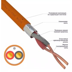 Кабель КПСЭнг(А)-FRHF 1х2х1.0 (м) Rexant 01-4918-1