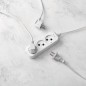 Удлинитель 3 гнезда 3м 2х0.75кв.мм б/з бел. PROCONNECT 13-4206 Удлинитель 3 гнезда 3м 2х0.75кв.мм б/з бел. PROCONNECT 13-4206
