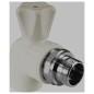 Кран шаровой для радиатора угловой 25х3/4дюйм (40/10) сер. VALFEX 10148025Г
