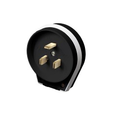 Разъем РШ-ВШ 32А 250В 2P+PE откр. уст. черн. UNIVersal 1234
