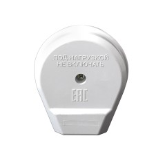 Разъем РШ-ВШ 32А 250В 2P+PE откр. уст. бел. UNIVersal 1235