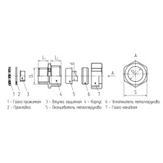 Муфта вводная ВМ-50 Fortisflex 61375