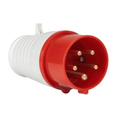 Вилка кабельная 015 16А 380AC 3P+PE+N 6ч IP44 КЭАЗ 222738