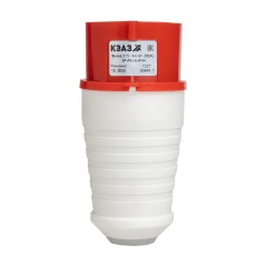 Вилка кабельная 015 16А 380AC 3P+PE+N 6ч IP44 КЭАЗ 222738
