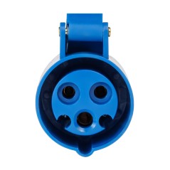 Розетка кабельная 213 16А 220AC 2P+PE 6ч IP44 КЭАЗ 222744