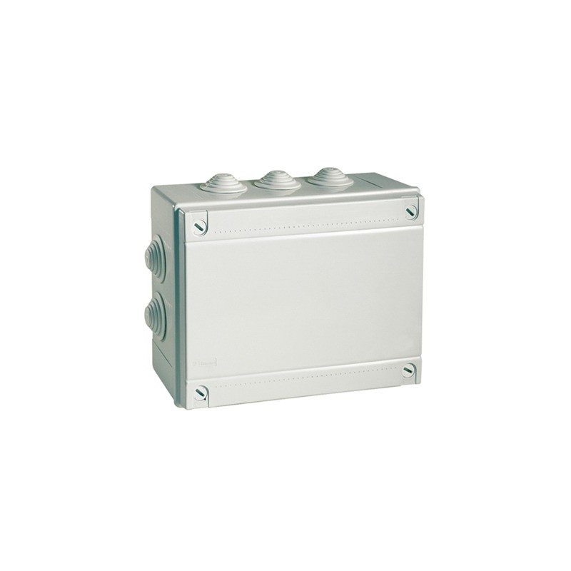 Коробка распределительная ОП 380х300х120мм IP55 12 каб. ввод DKC 54400 Коробка распределительная ОП 380х300х120мм IP55 12 каб. ввод DKC 54400
