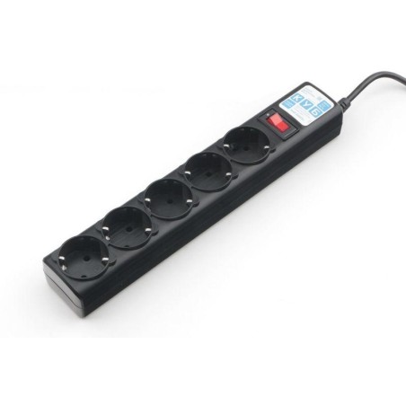Удлинитель сетевой 5х10м с/з SPG5-10M черн. POWERCUBE 1864655