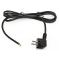 Кабель PWC-SHM-OE-10.0-BK с вилкой Schuko (open end) длиной 10м (3х0.75кв.мм) черн. Hyperline 229248