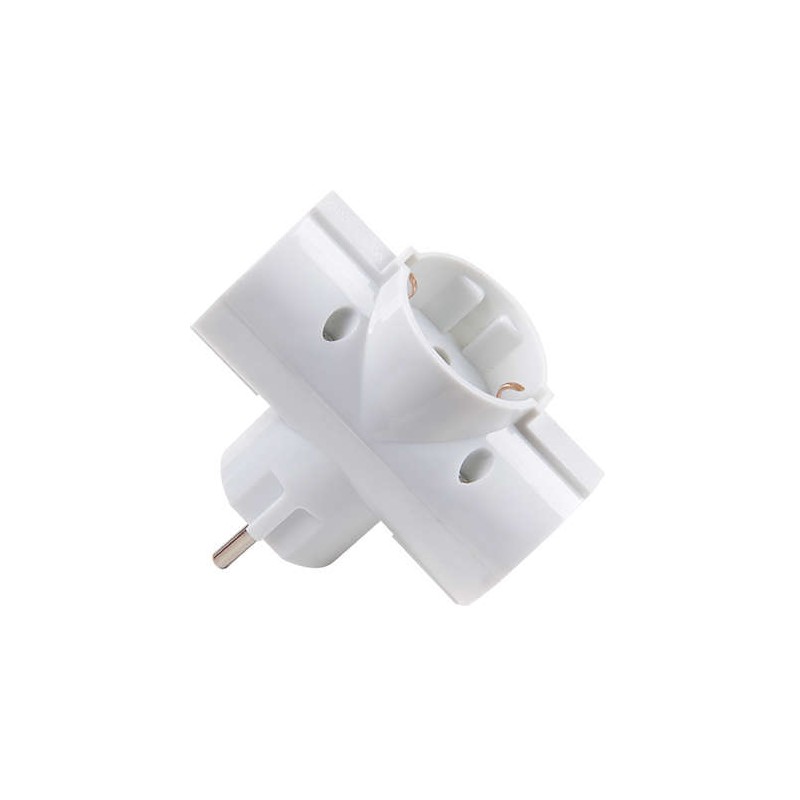 Разветвитель 3-м с заземл. 16А IP20 AD-3G-R 3.5кВт JazzWay 2853363 Разветвитель 3-м с заземл. 16А IP20 AD-3G-R 3.5кВт JazzWay 2853363