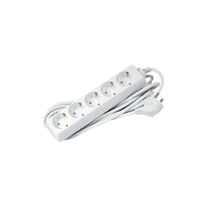 Удлинитель 5х5м с заземл. 16А IP20 EX-05G-500 3.5кВт ПВС 3х1 JazzWay 3326166