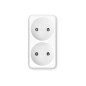 Разветвитель 2-м без заземл. 16А IP20 BU-PS2-W бел. BURO 352746