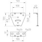 Траверса регулир. для профиля US 3 и рейки 2068 гор. оцинк. KU 3 V FT OBO 6348883 Траверса регулир. для профиля US 3 и рейки 2068 гор. оцинк. KU 3 V FT OBO 6348883