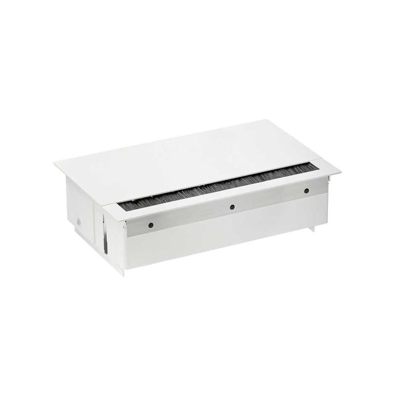 Блок розеточный врезной Simon 400 3х2P+E ЗУ 2хUSB ввод щетка 1 пустой мод. с защ. крышкой бел. Simon 44523000-130 Блок розеточный врезной Simon 400 3х2P+E ЗУ 2хUSB ввод щетка 1 пустой мод. с защ. крышкой бел. Simon 44523000-130