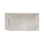 Угол внешний 40х40 бел. Plast PROxima (уп.4шт) EKF obw-40-40x4