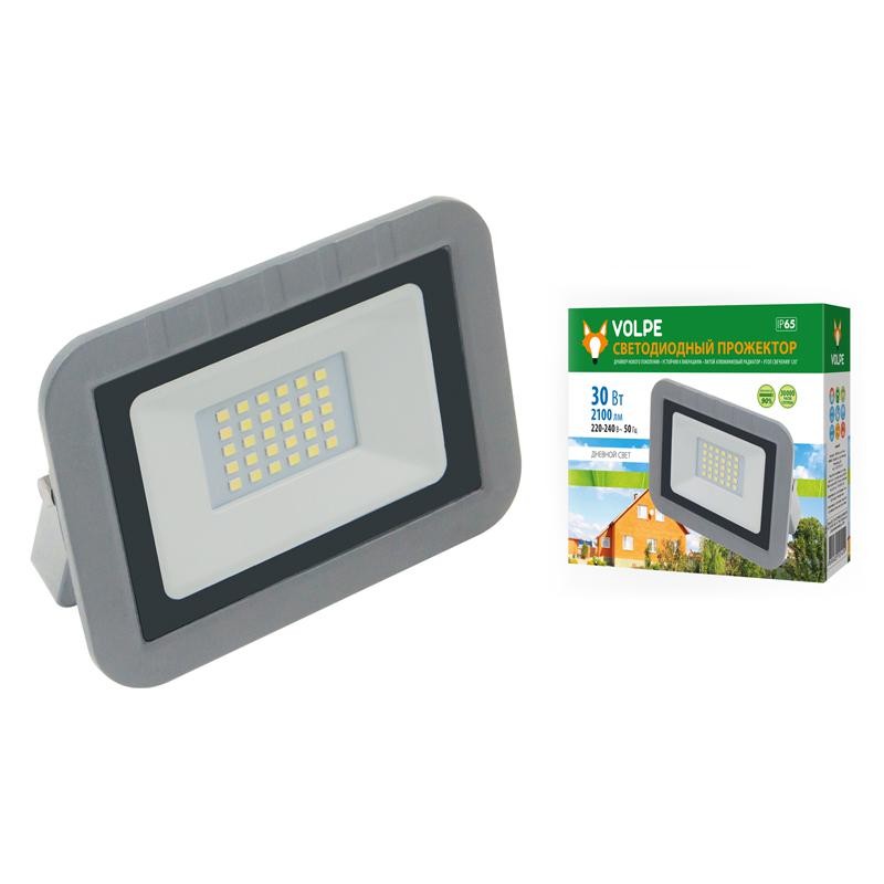 Прожектор светодиодный ULF-Q591 30W/DW IP65 220-240В SILVER корпус серебр. Volpe UL-00003589 Прожектор светодиодный ULF-Q591 30W/DW IP65 220-240В SILVER корпус серебр. Volpe UL-00003589